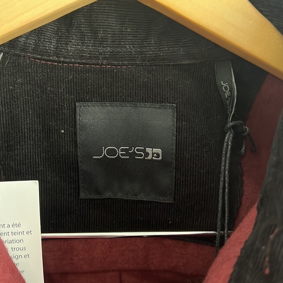 Mens Joe’s Jeans Flannel Button Down along Sleeves Shirt Size S NWT - Picture 3 of 8